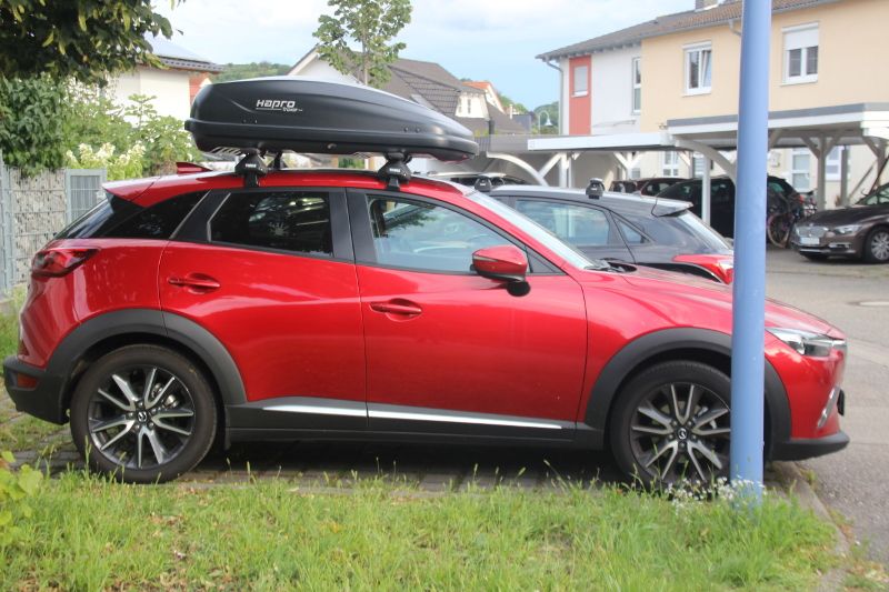 Mannheim: Dachbox 370 Liter auf einem Mazda CX3